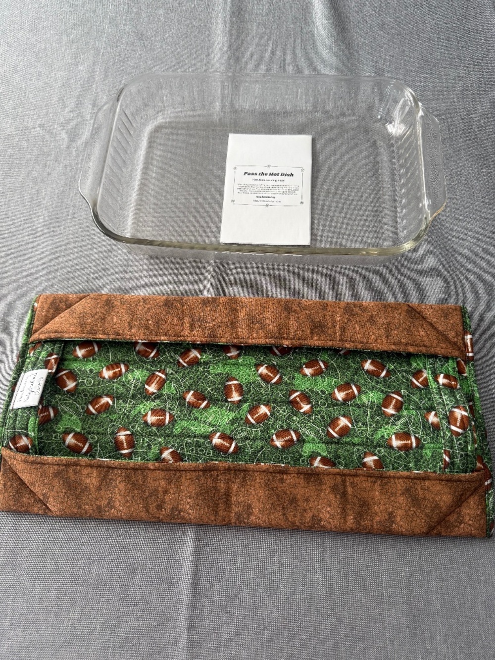 Hot dish carrier/cozy/hot pad for 9 x 13 dish